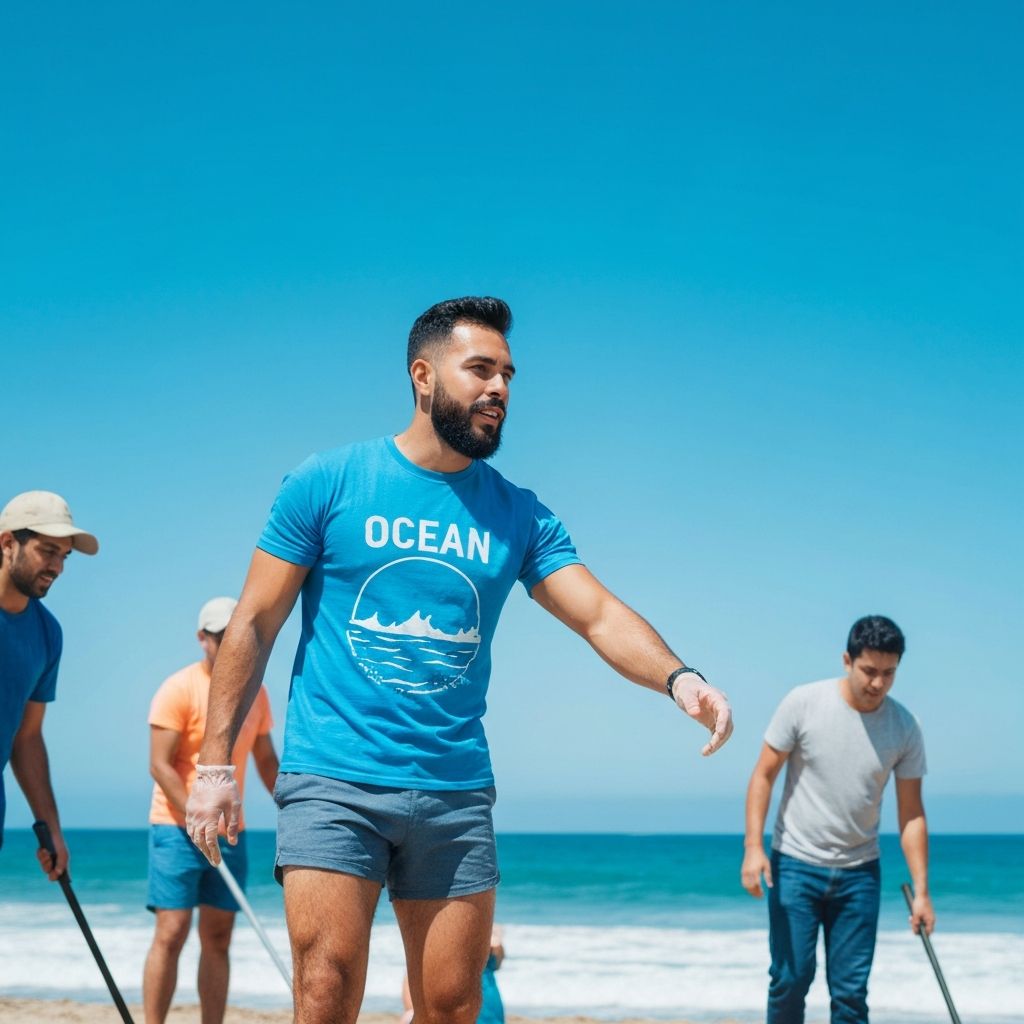 Man practicing morning meditation in peaceful natural setting with soft directional light